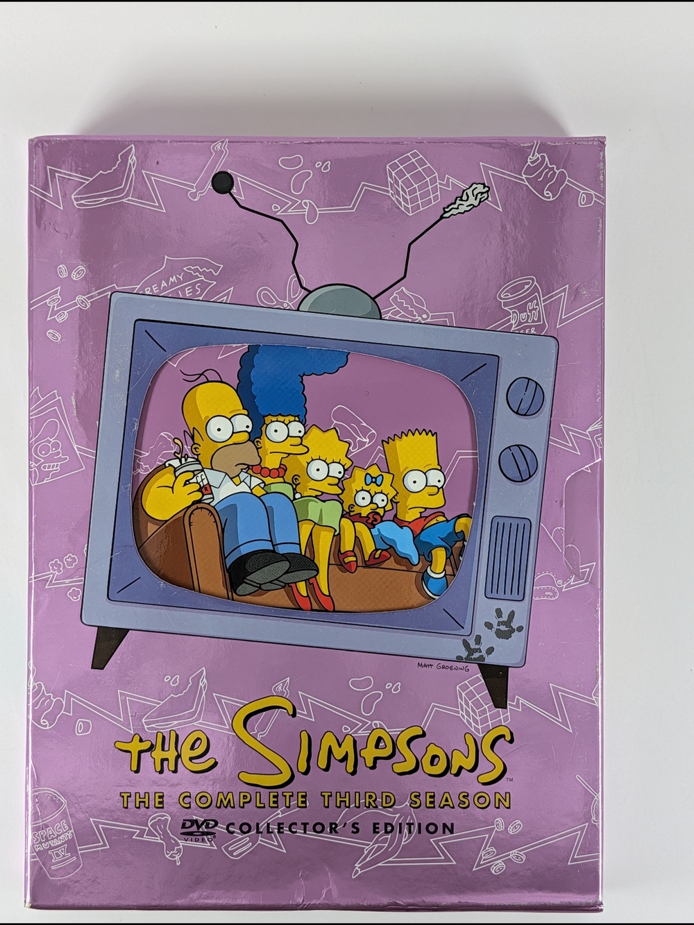 The Simpsons: The Complete Third Season DVD Collector's Edition - Purple